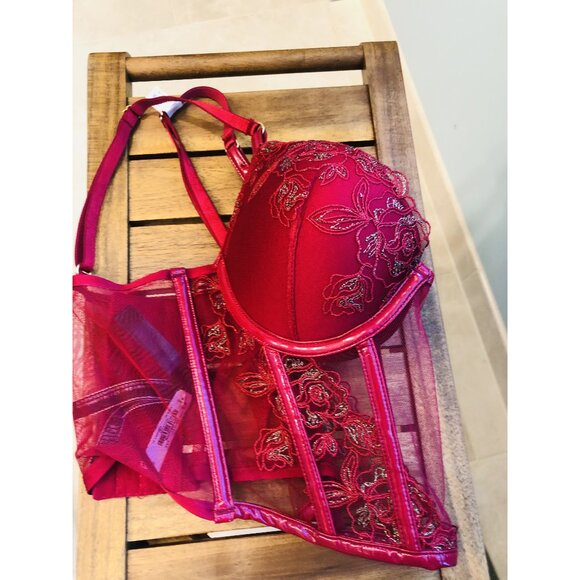 Victoria's Secret Corset 34B Very Sexy Push-Up Collection Midnight Affair - Picture 5 of 9